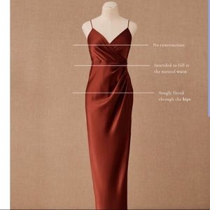Bhldn Freya Satin Dress